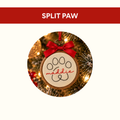 Personalized Paw Print Hand-Embroidered Ornament