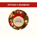 Personalized Rainbow Bridge Hand-Embroidered Ornament